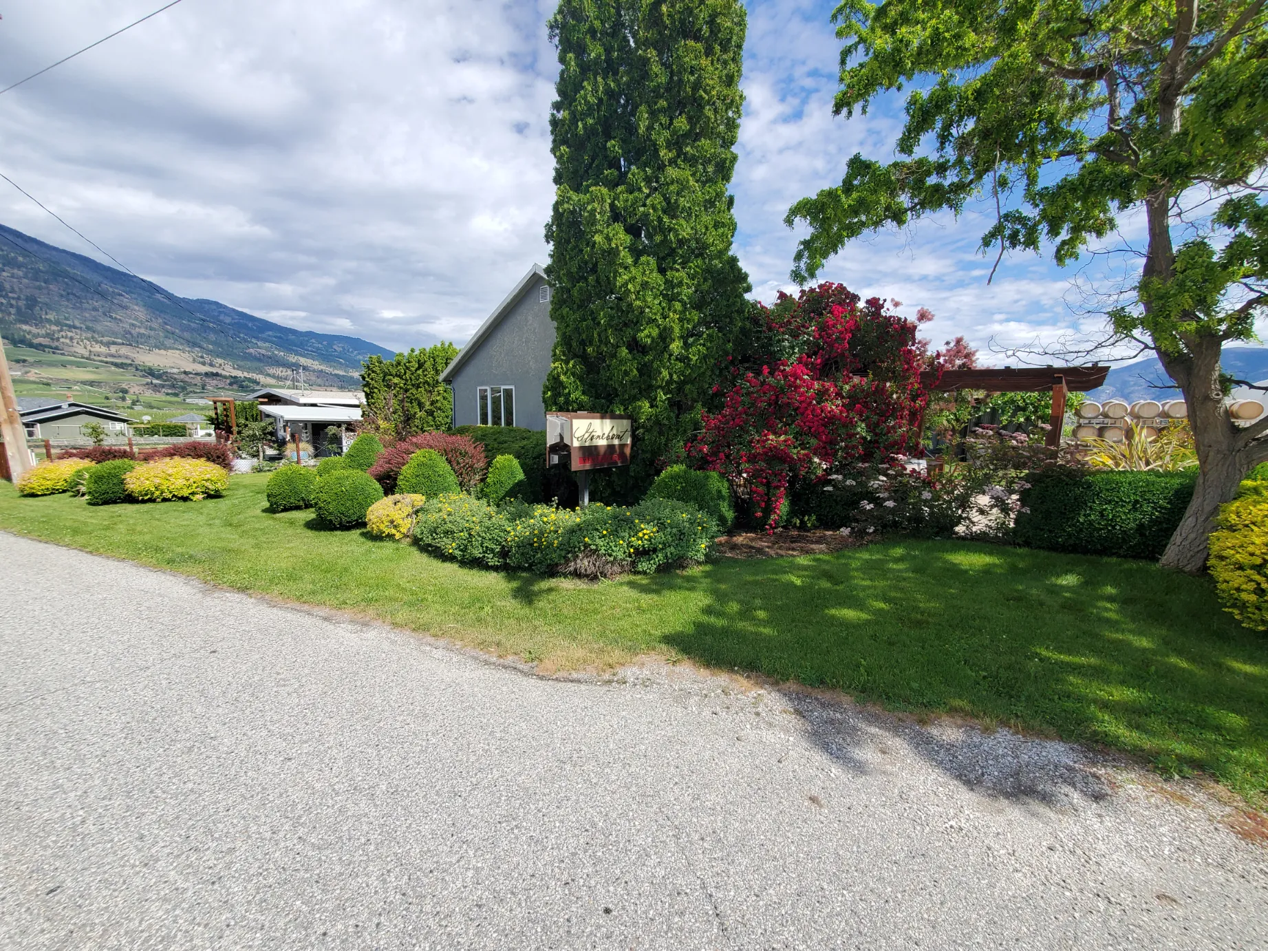 Xeriscape planting in Osoyoos and Oliver BC