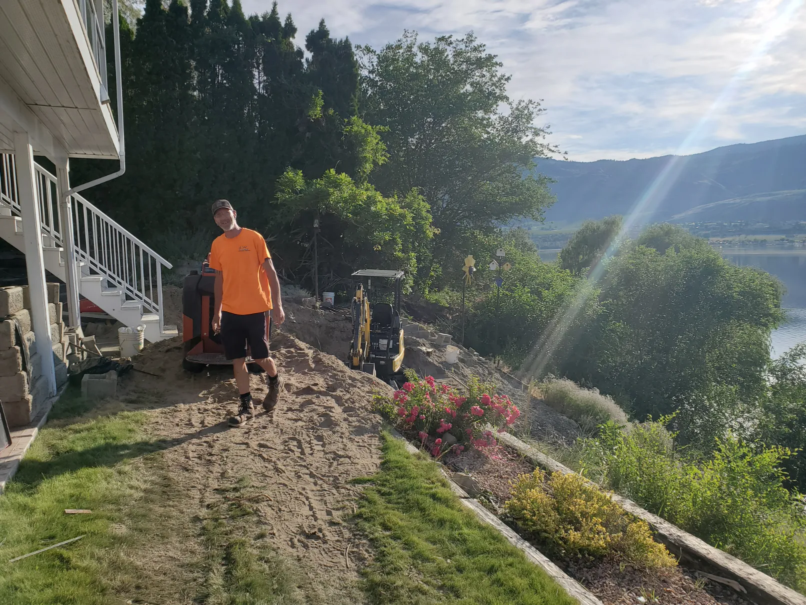 Xeriscape planting in Osoyoos and Oliver BC