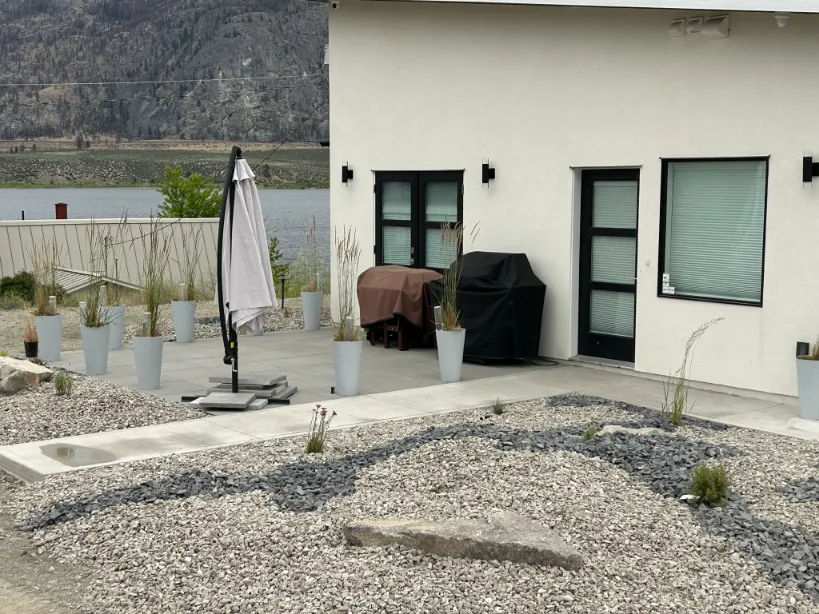 Xeriscape planting in Osoyoos and Oliver BC