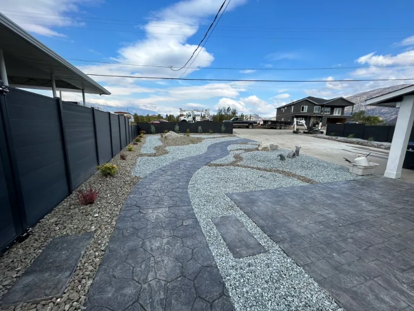 Xeriscape planting in Osoyoos and Oliver BC