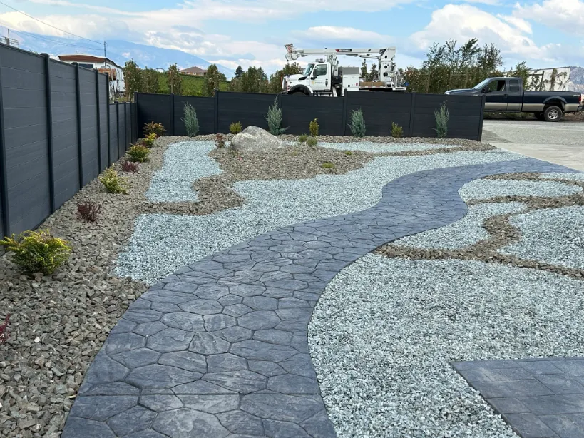 Xeriscape planting in Osoyoos and Oliver BC