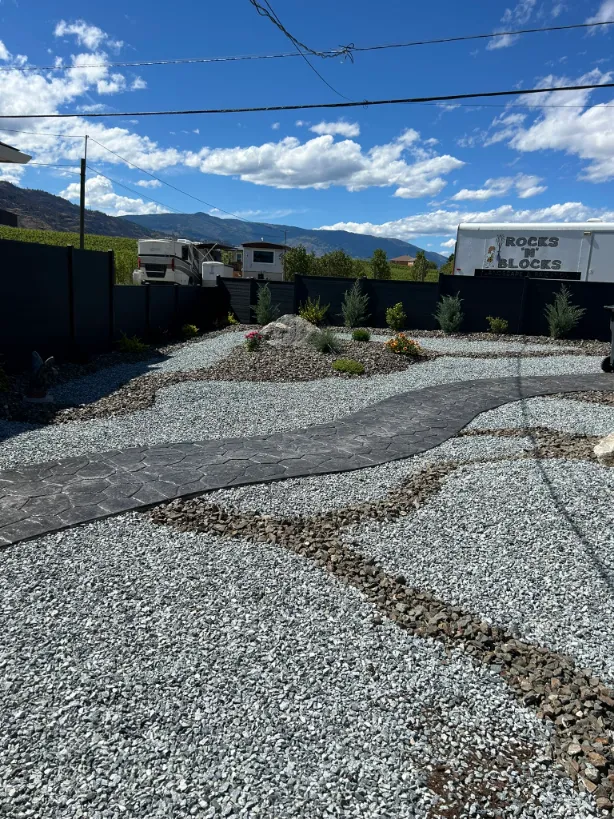 Xeriscape planting in Osoyoos and Oliver BC