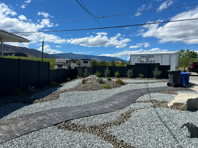 Xeriscape planting in Osoyoos and Oliver BC