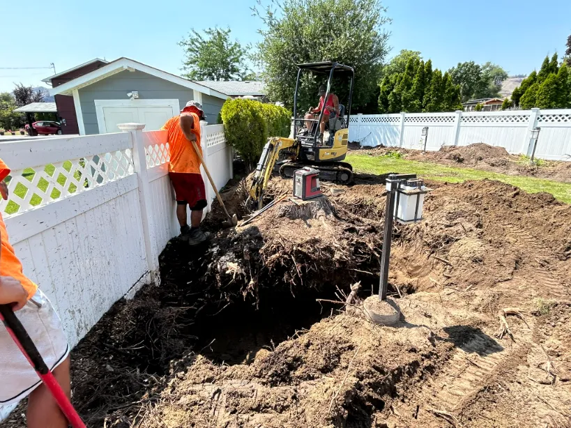 Xeriscape planting in Osoyoos and Oliver BC