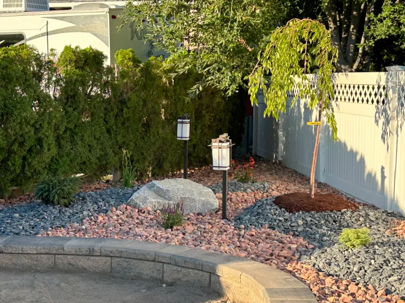 Xeriscape planting in Osoyoos and Oliver BC