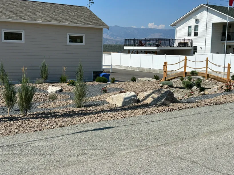 Xeriscape planting in Osoyoos and Oliver BC