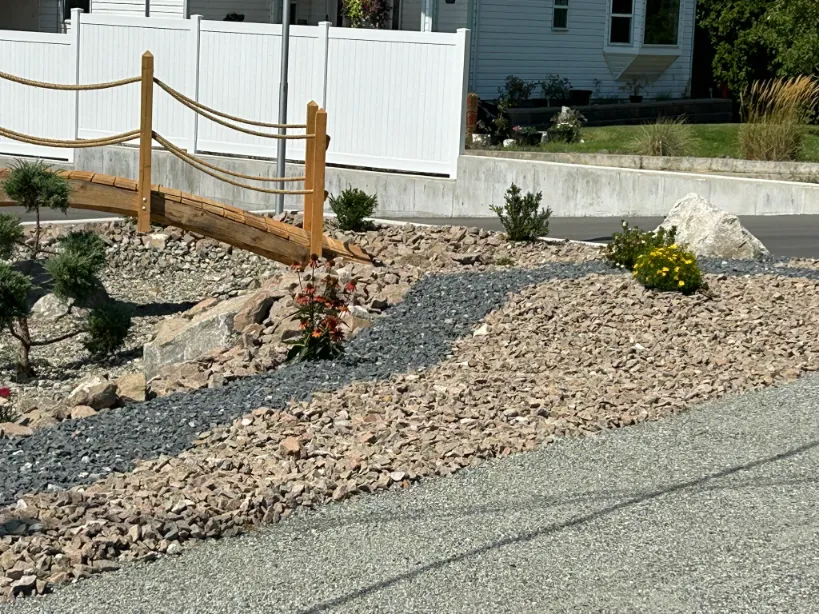 Xeriscape planting in Osoyoos and Oliver BC