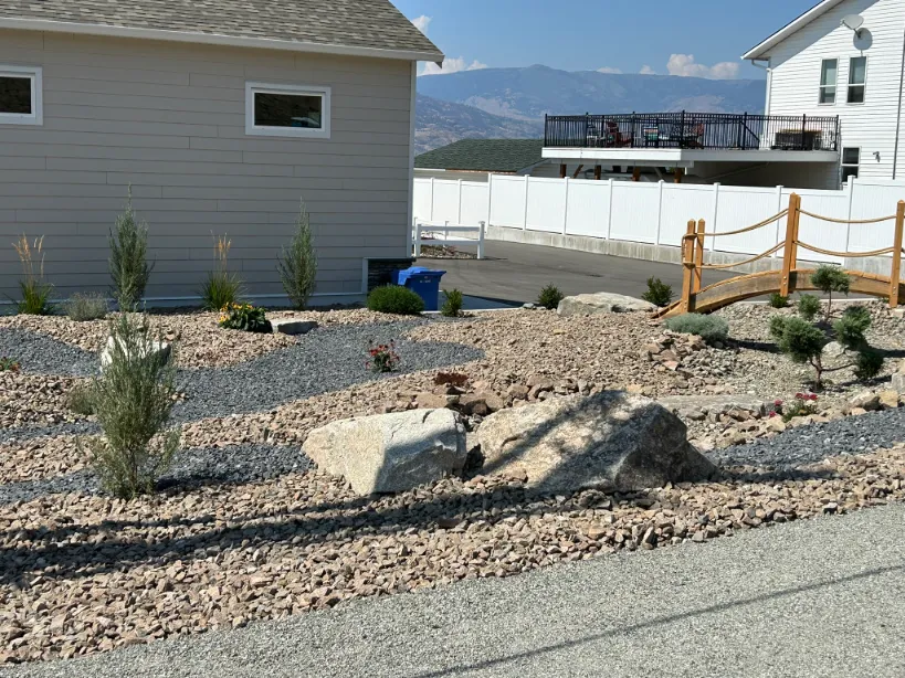 Xeriscape planting in Osoyoos and Oliver BC