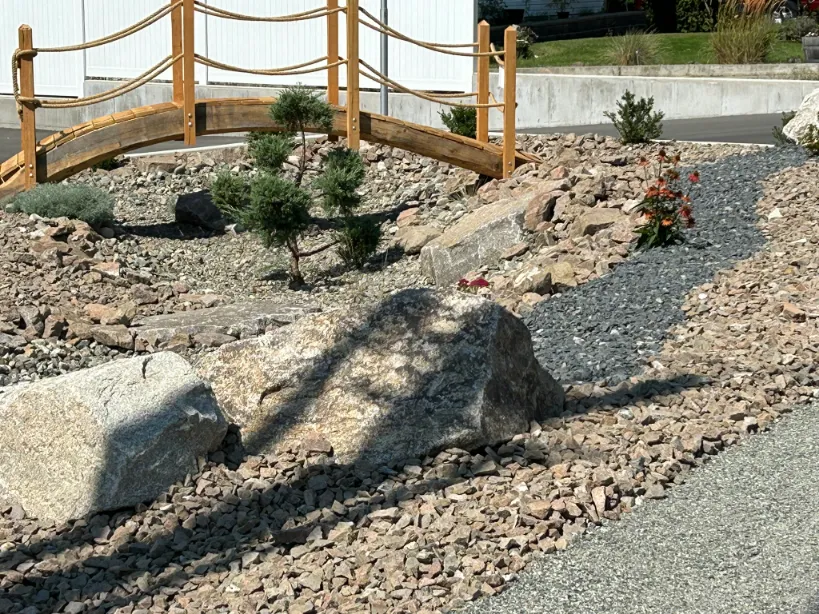 Xeriscape planting in Osoyoos and Oliver BC