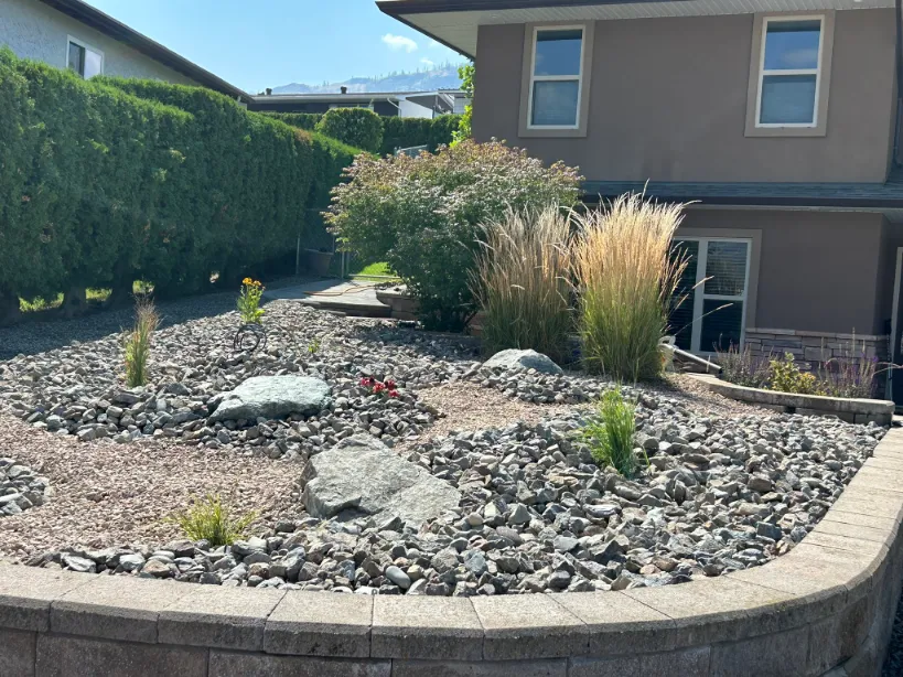 Xeriscape planting in Osoyoos and Oliver BC