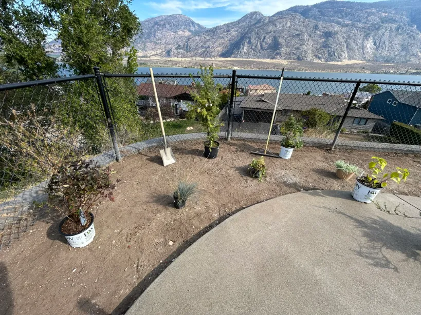 Xeriscape planting in Osoyoos and Oliver BC
