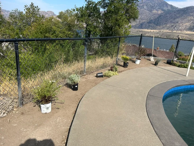 Xeriscape planting in Osoyoos and Oliver BC