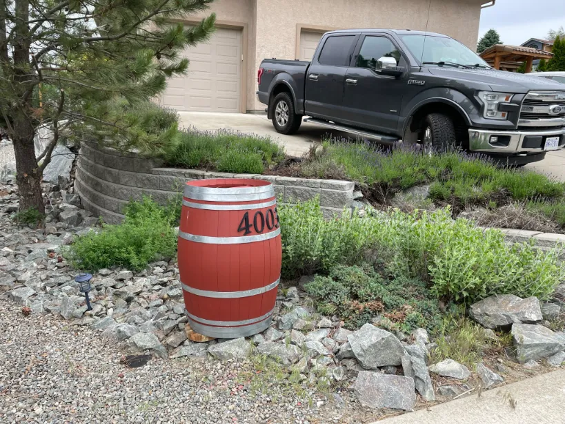 Xeriscape planting in Osoyoos and Oliver BC