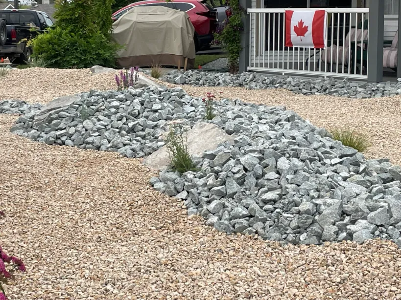 Xeriscape planting in Osoyoos and Oliver BC
