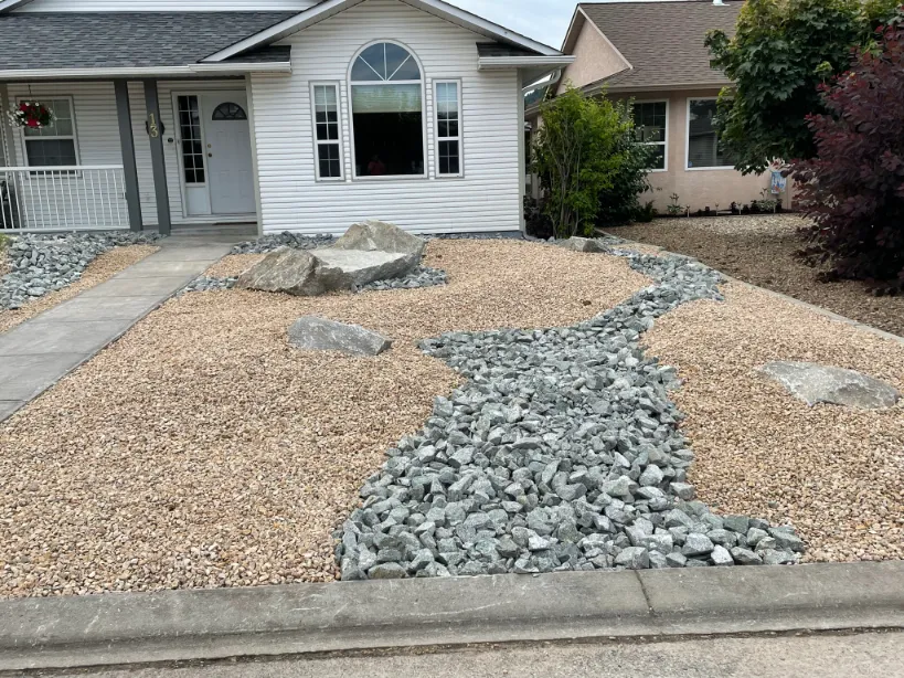 Xeriscape planting in Osoyoos and Oliver BC