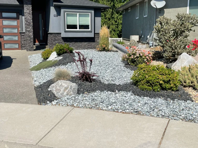 Xeriscape planting in Osoyoos and Oliver BC