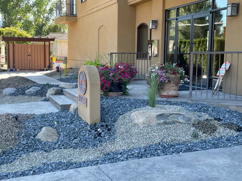 Xeriscape planting in Osoyoos and Oliver BC