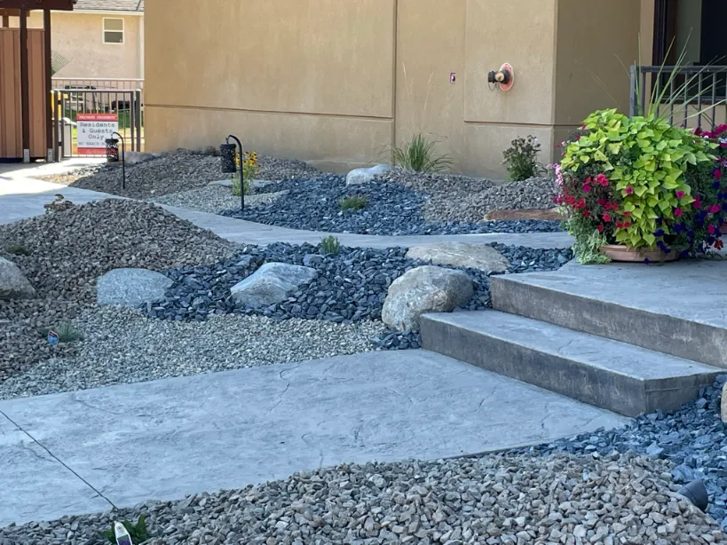 Xeriscape planting in Osoyoos and Oliver BC