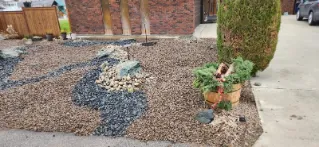 Xeriscape planting in Osoyoos and Oliver BC
