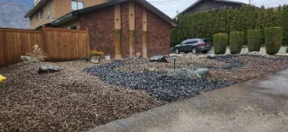 Xeriscape planting in Osoyoos and Oliver BC
