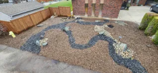 Xeriscape planting in Osoyoos and Oliver BC